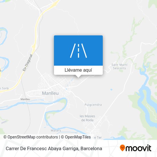 Mapa Carrer De Francesc Abaya Garriga