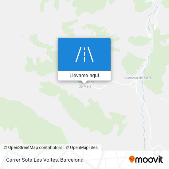 Mapa Carrer Sota Les Voltes