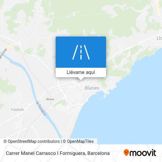 Mapa Carrer Manel Carrasco I Formiguera
