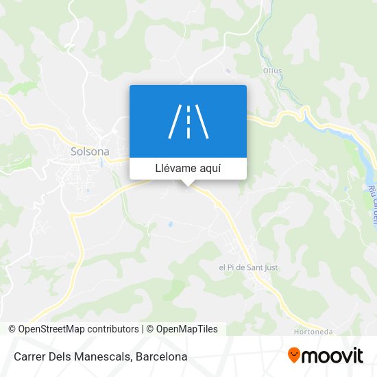 Mapa Carrer Dels Manescals