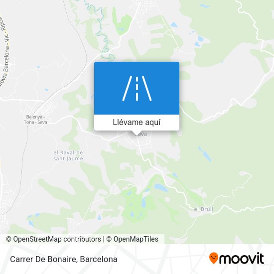 Mapa Carrer De Bonaire
