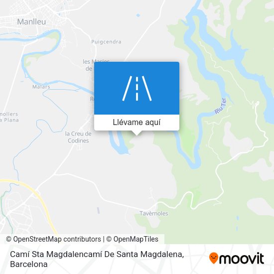 Mapa Camí Sta Magdalencamí De Santa Magdalena