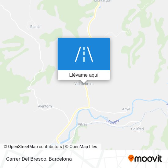 Mapa Carrer Del Bresco