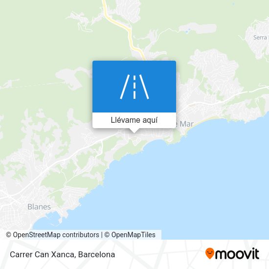 Mapa Carrer Can Xanca