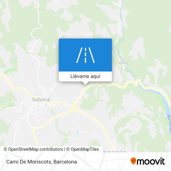 Mapa Camí De Moriscots