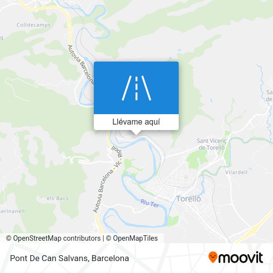Mapa Pont De Can Salvans