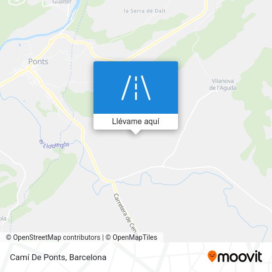 Mapa Camí De Ponts