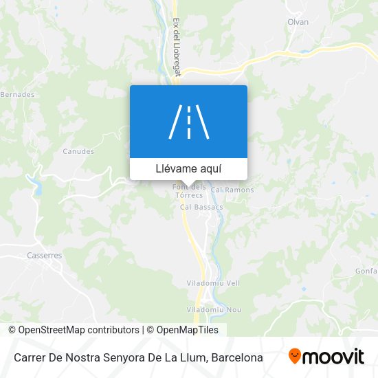 Mapa Carrer De Nostra Senyora De La Llum