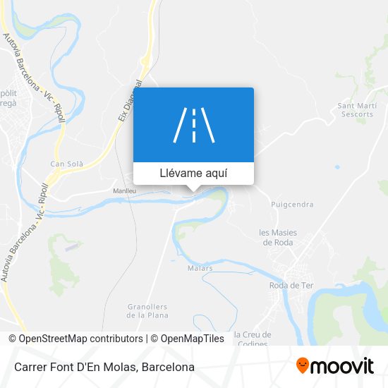 Mapa Carrer Font D'En Molas