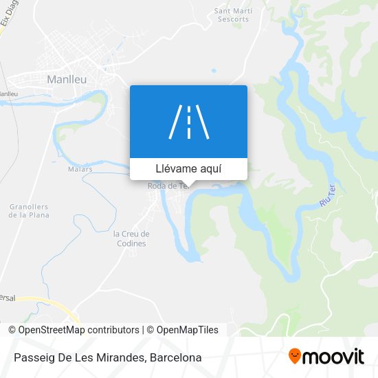 Mapa Passeig De Les Mirandes