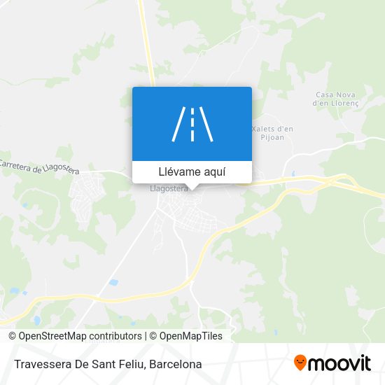 Mapa Travessera De Sant Feliu