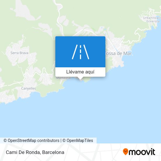 Mapa Cami De Ronda