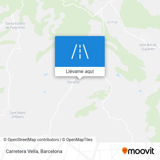 Mapa Carretera Vella