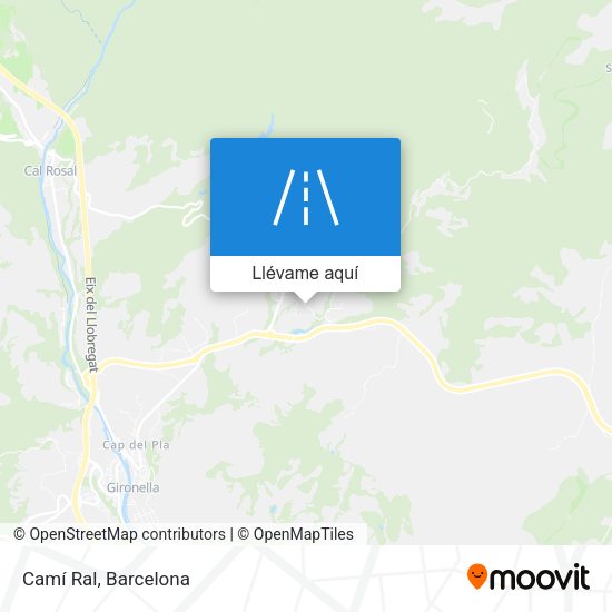 Mapa Camí Ral