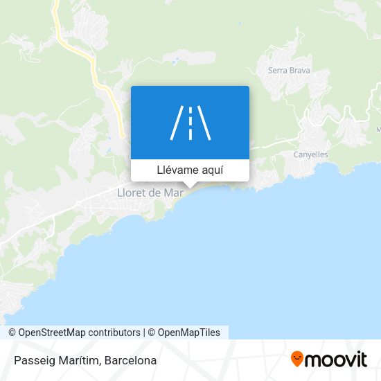 Mapa Passeig Marítim