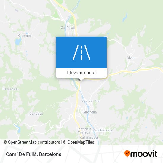 Mapa Camí De Fullà
