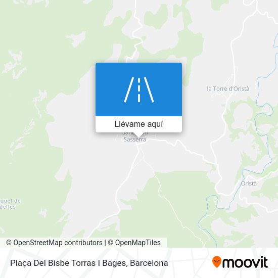 Mapa Plaça Del Bisbe Torras I Bages
