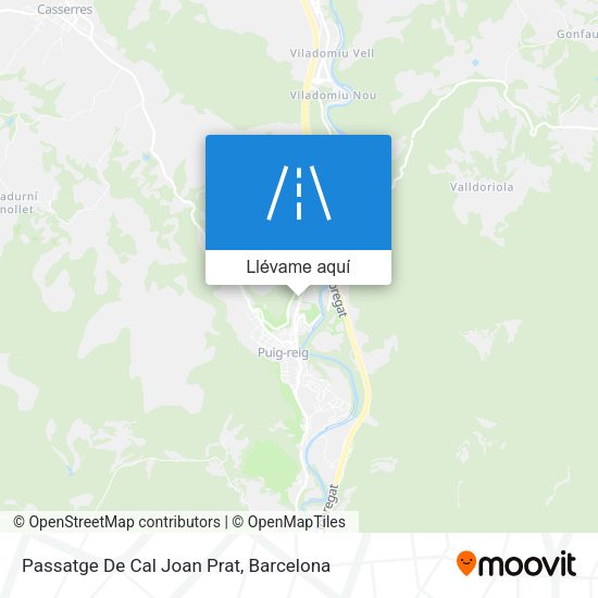 Mapa Passatge De Cal Joan Prat
