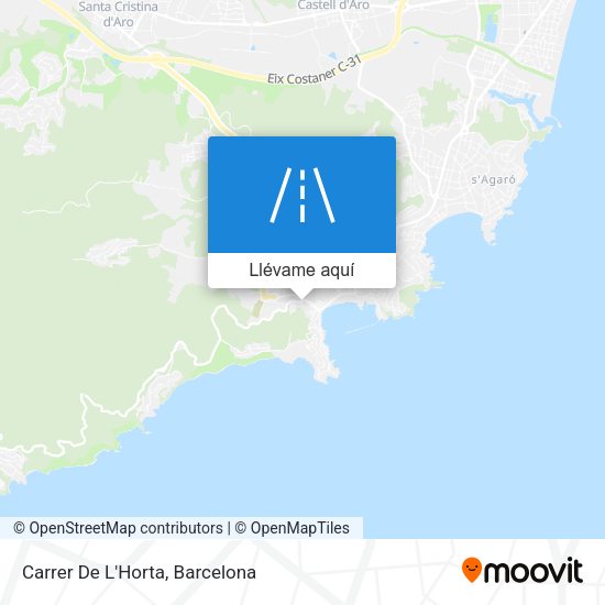 Mapa Carrer De L'Horta
