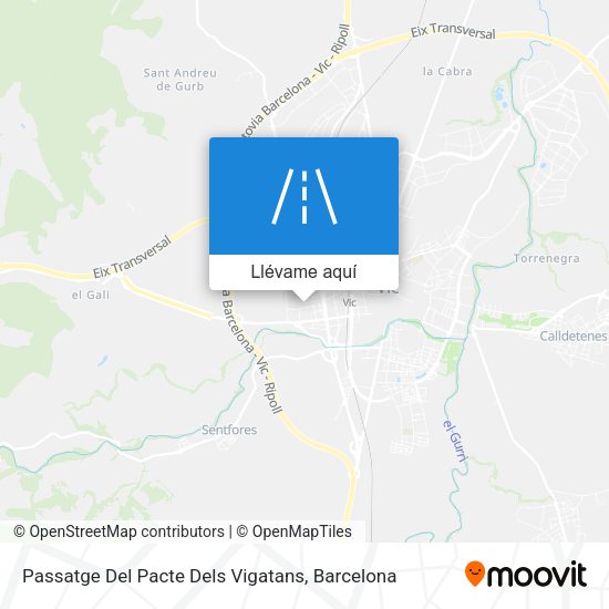Mapa Passatge Del Pacte Dels Vigatans