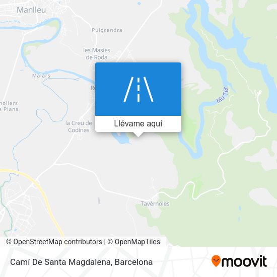 Mapa Camí De Santa Magdalena