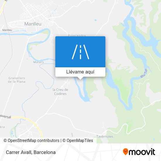 Mapa Carrer Avall