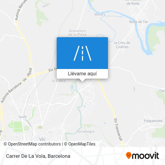 Mapa Carrer De La Vola