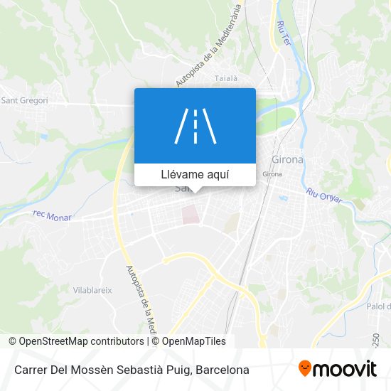 Mapa Carrer Del Mossèn Sebastià Puig