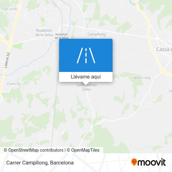 Mapa Carrer Campllong