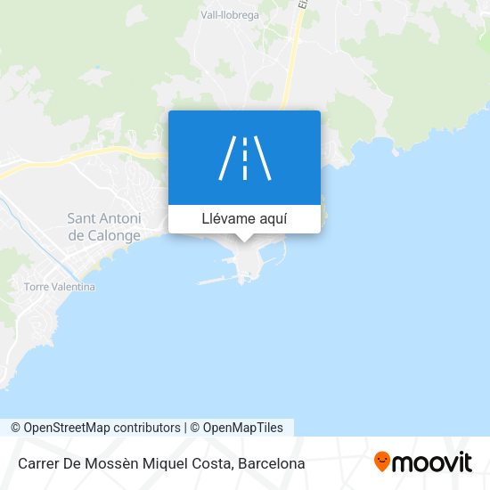 Mapa Carrer De Mossèn Miquel Costa