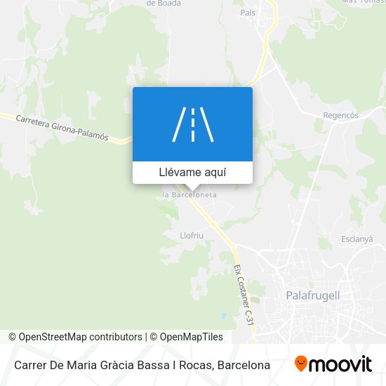Mapa Carrer De Maria Gràcia Bassa I Rocas