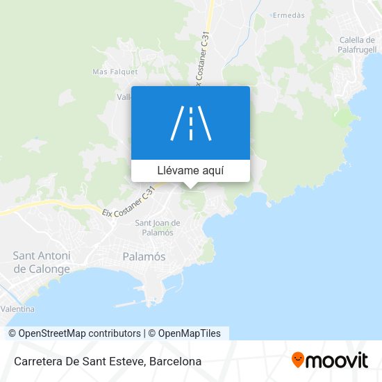 Mapa Carretera De Sant Esteve