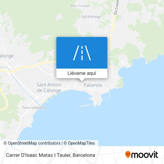 Mapa Carrer D'Isaac Matas I Tauler