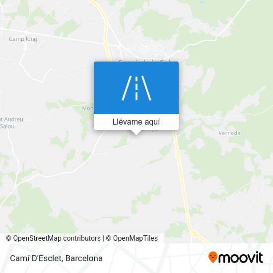 Mapa Camí D'Esclet