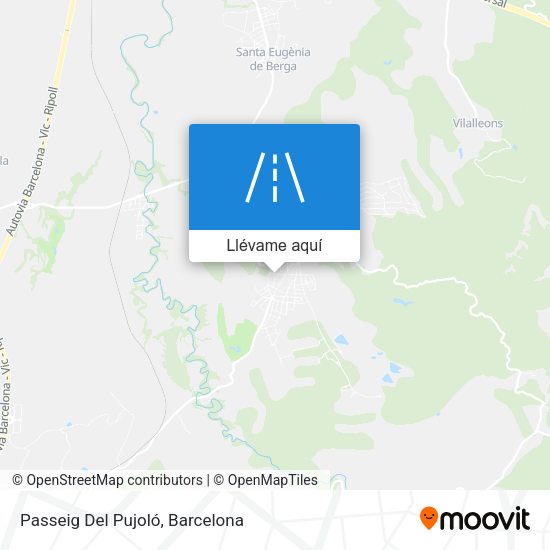 Mapa Passeig Del Pujoló
