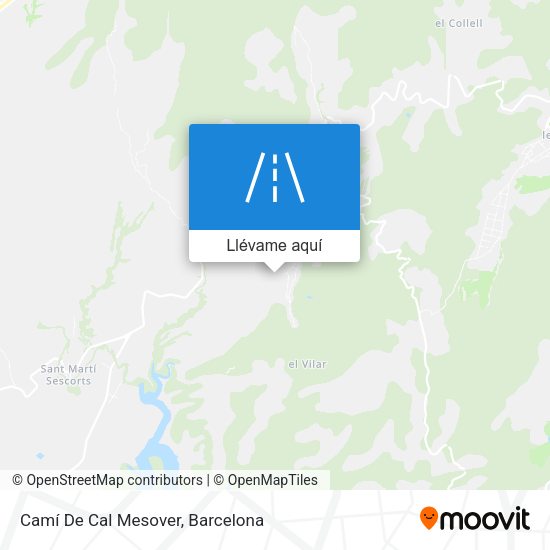 Mapa Camí De Cal Mesover