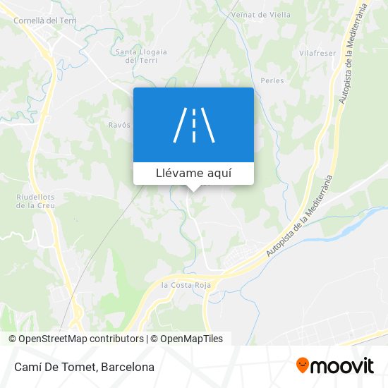Mapa Camí De Tomet