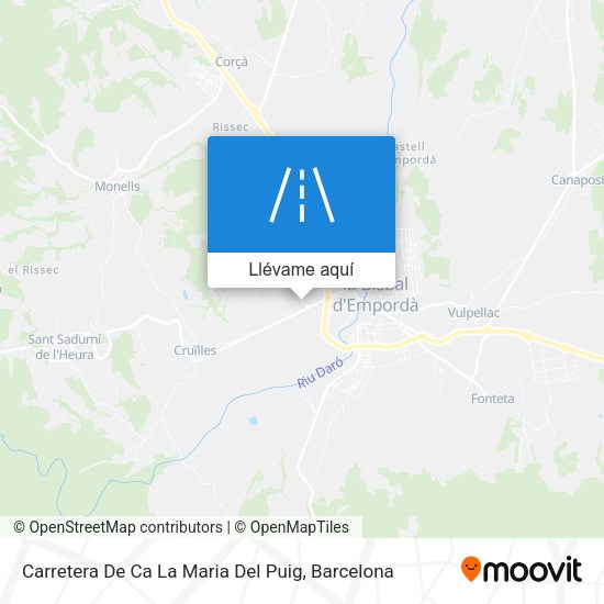 Mapa Carretera De Ca La Maria Del Puig