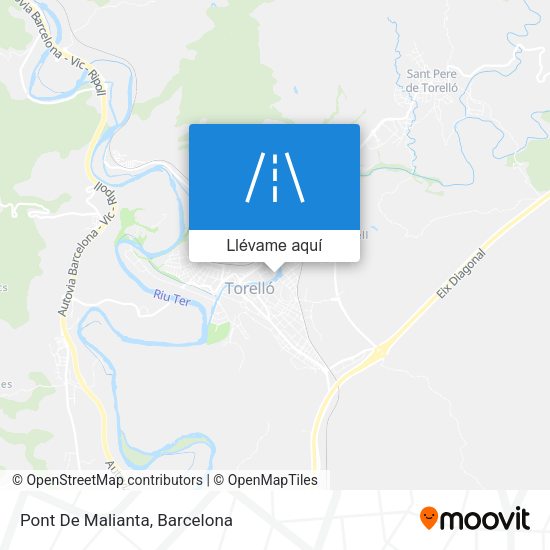 Mapa Pont De Malianta