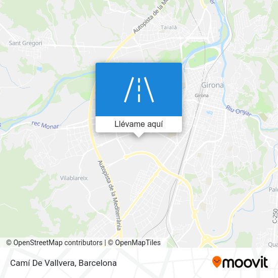 Mapa Camí De Vallvera
