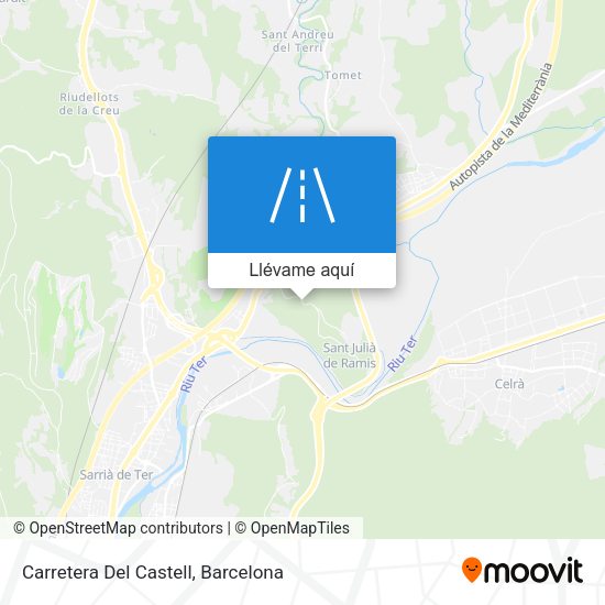 Mapa Carretera Del Castell