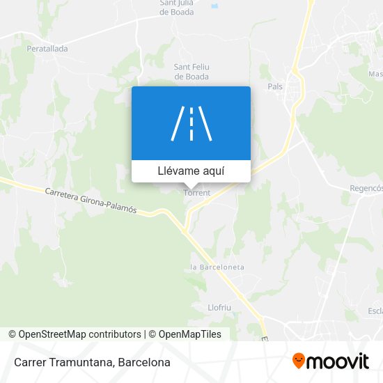 Mapa Carrer Tramuntana