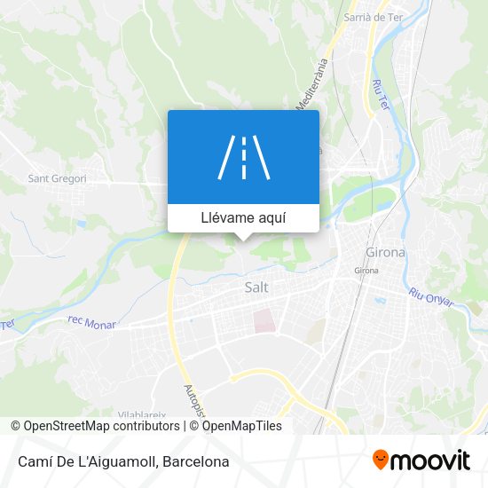 Mapa Camí De L'Aiguamoll