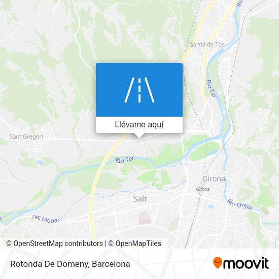 Mapa Rotonda De Domeny