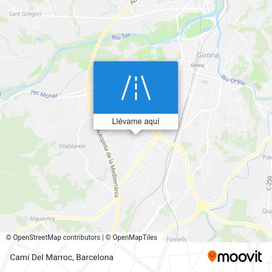 Mapa Camí Del Marroc