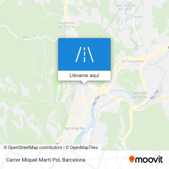 Mapa Carrer Miquel Martí Pol