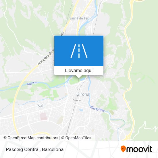 Mapa Passeig Central