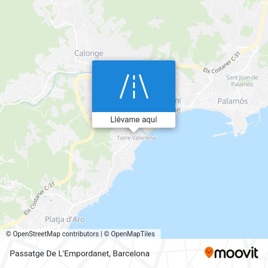 Mapa Passatge De L'Empordanet
