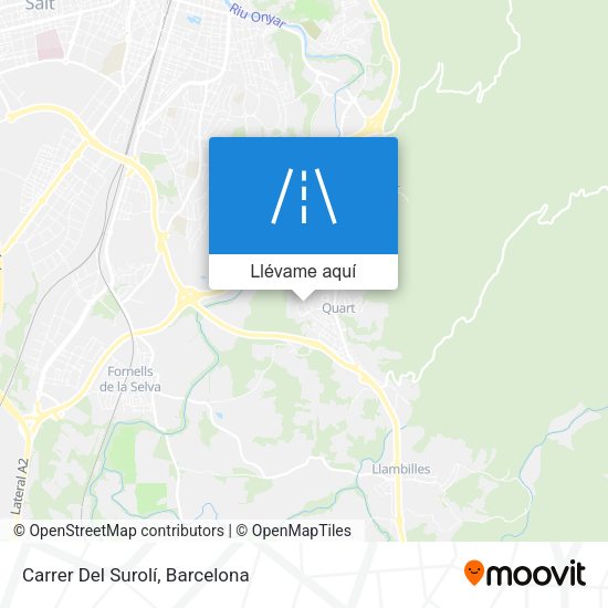 Mapa Carrer Del Surolí