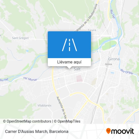 Mapa Carrer D'Ausias March